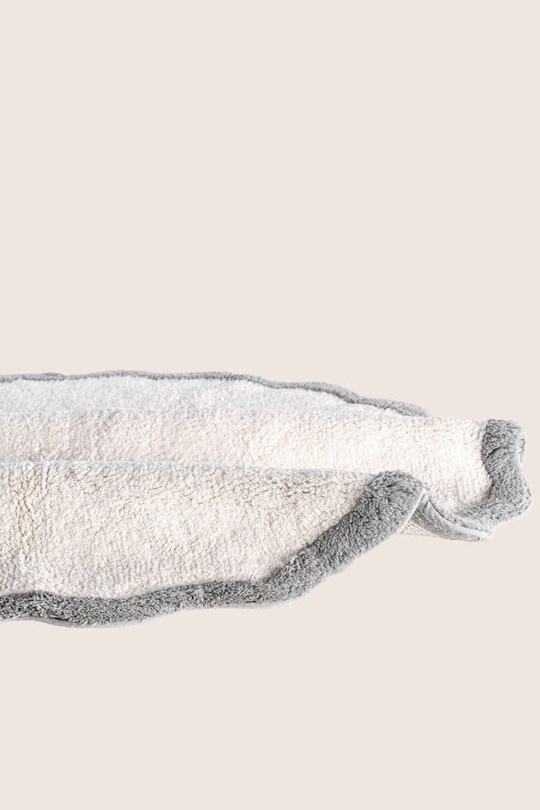 İrya Scallop Banyo Paspası Açık Gri 120x120 Cm - 202603027
