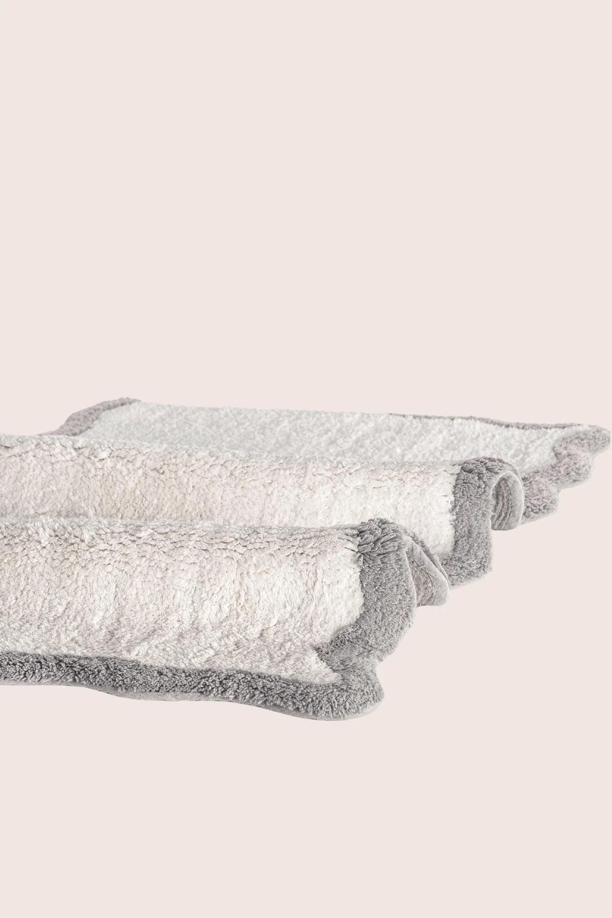 İrya Scallop Banyo Paspası Açık Gri 60x100 Cm
