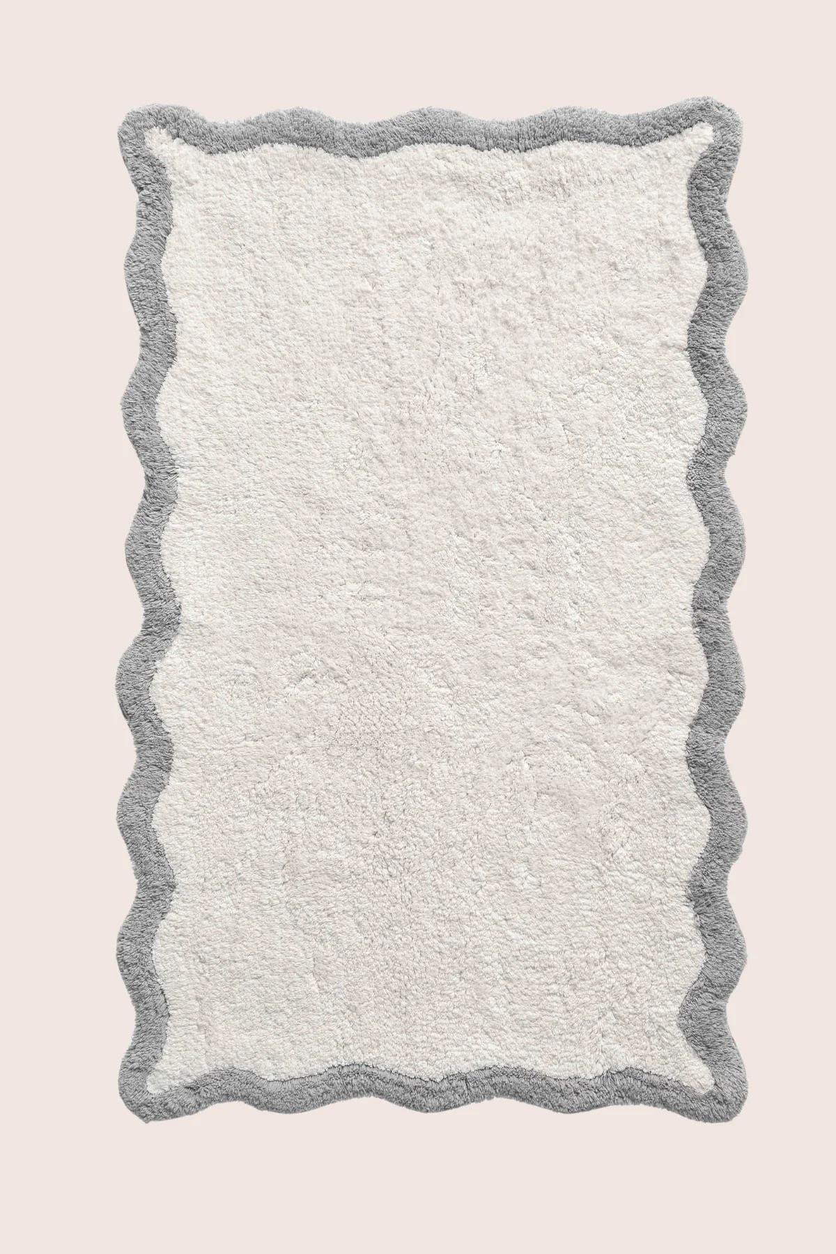 İrya Scallop Banyo Paspası Açık Gri 60x100 Cm