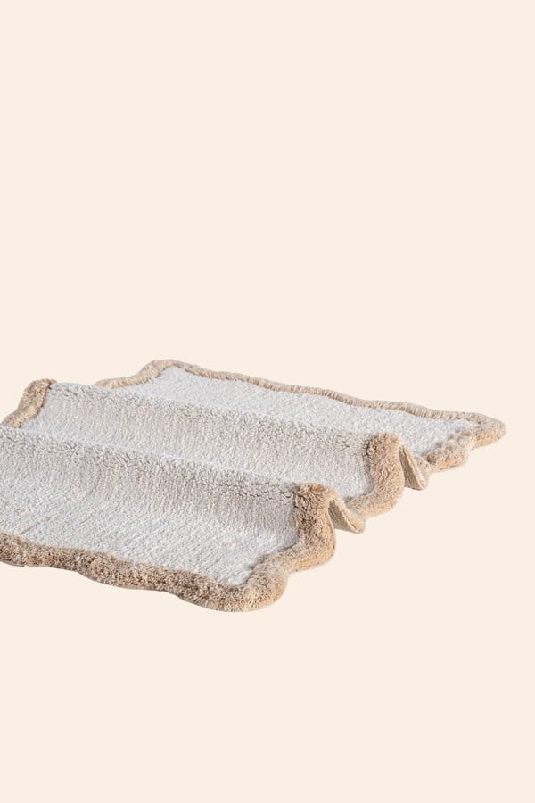 İrya Scallop Banyo Paspası Bej 100x150 Cm - 202603030