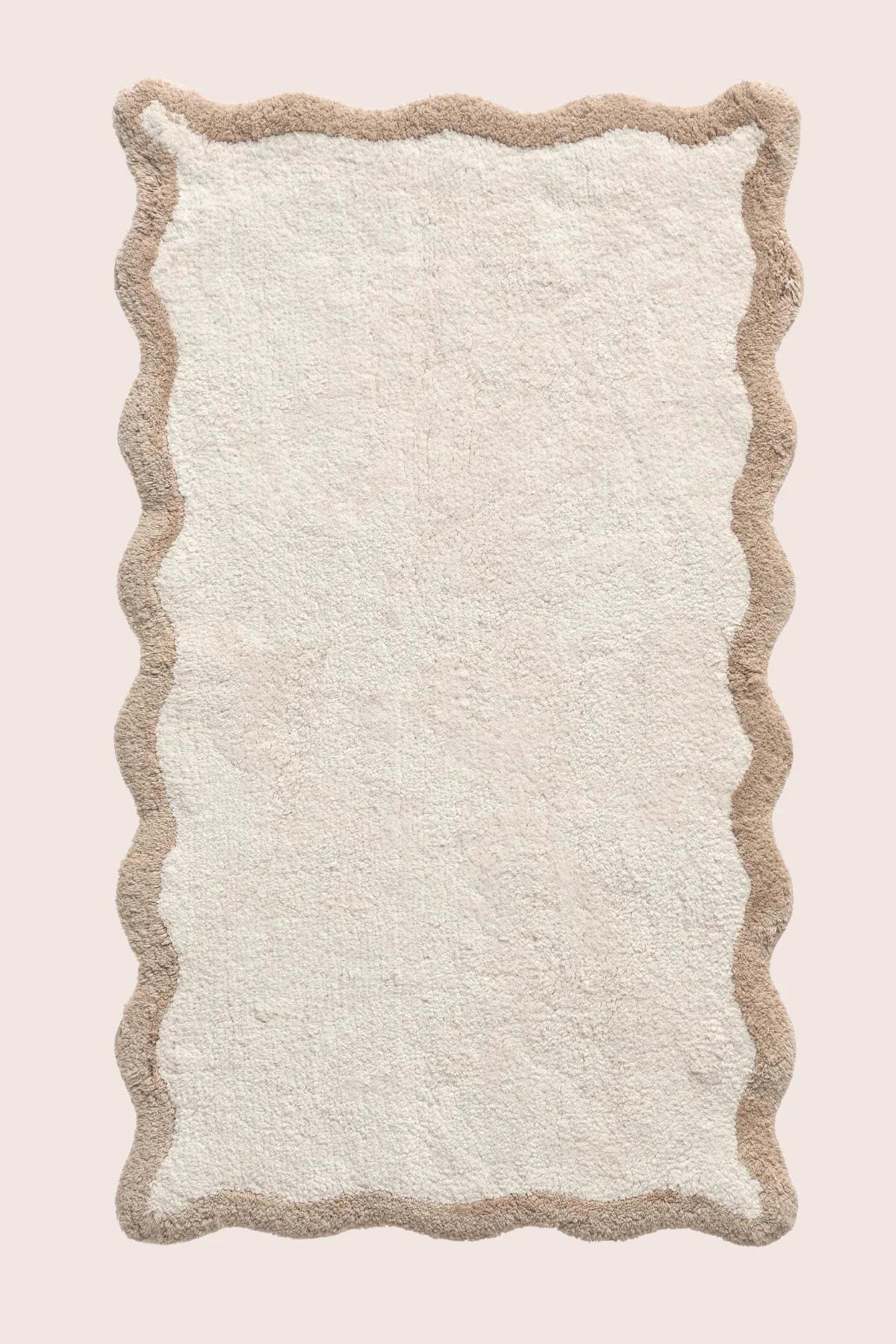 İrya Scallop Banyo Paspası Bej 60x100 Cm