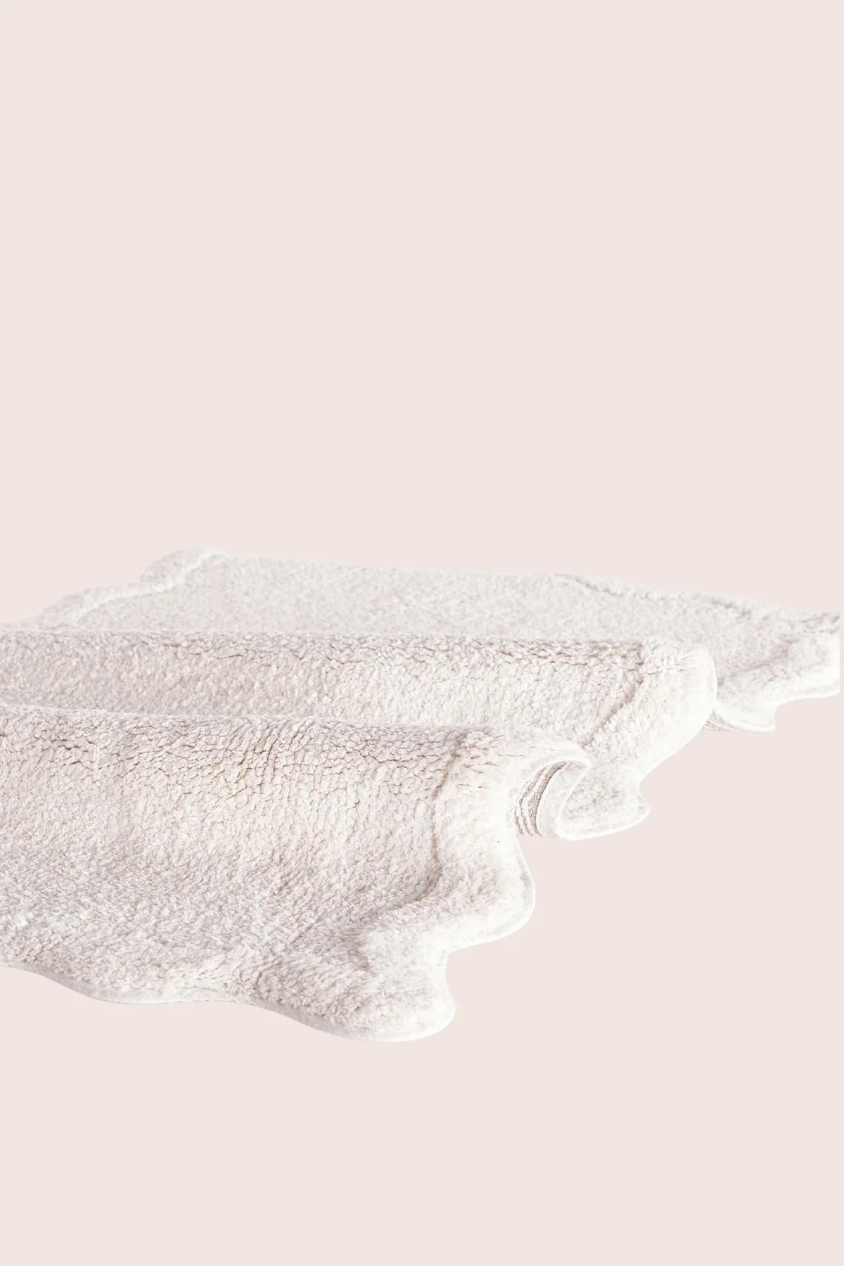 İrya Scallop Banyo Paspası Ekru 60x100 Cm