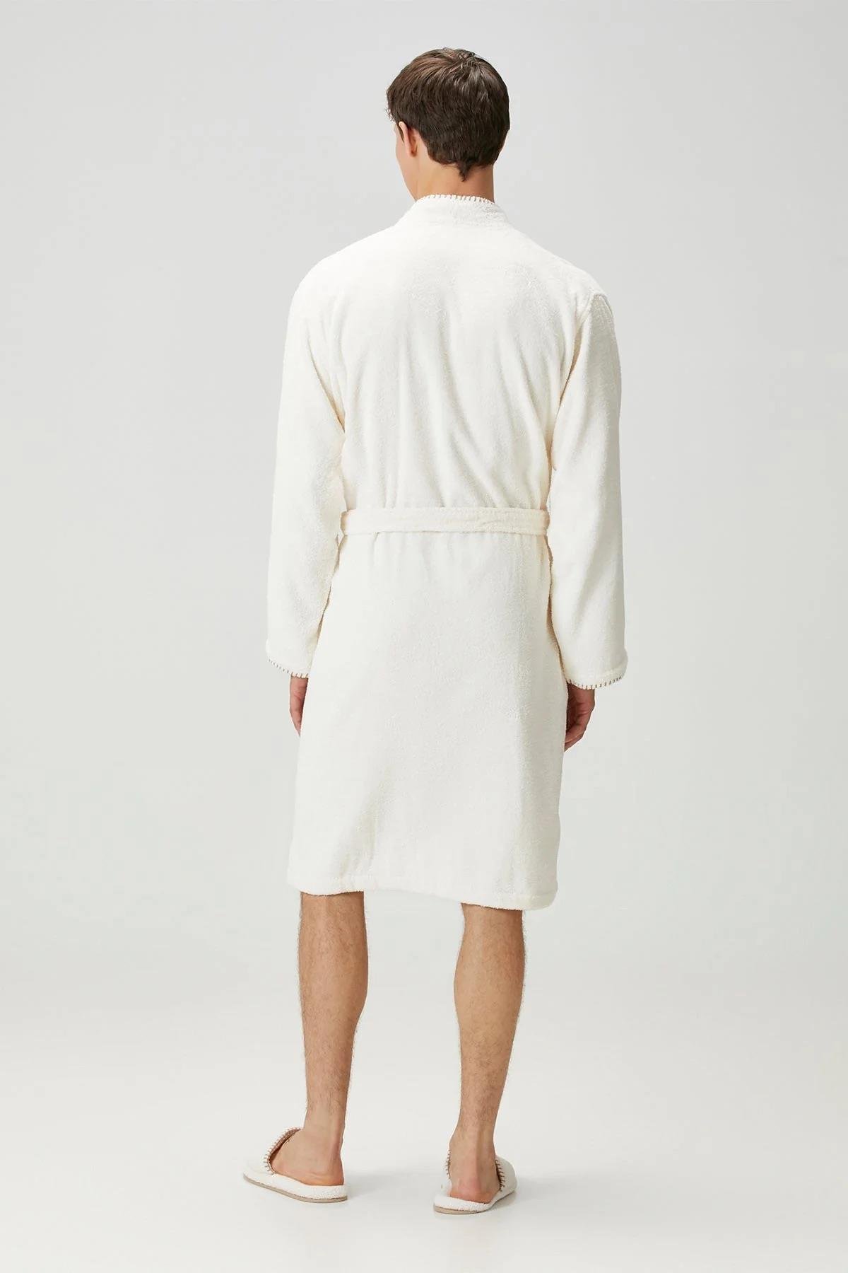 İrya Shadow Erkek Bornoz Ekru S/M