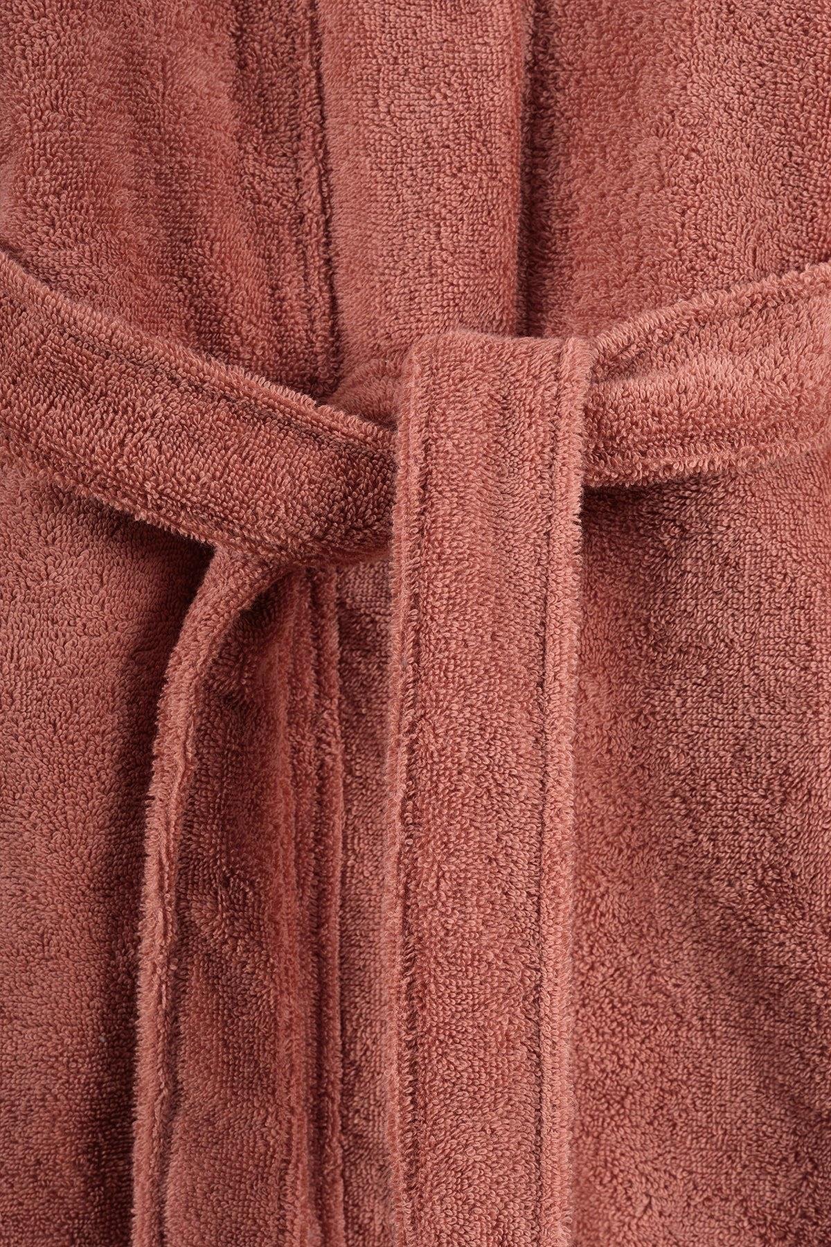 İrya Tiny Bear Organik Pamuklu Çocuk Bornuzu Kiremit 6-7 Yaş