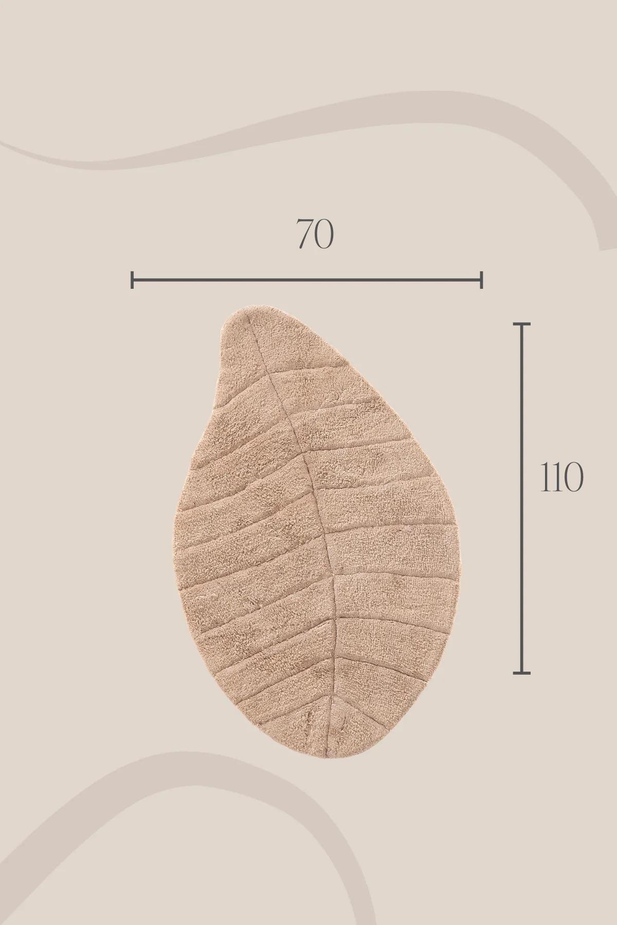 İrya Tropic Banyo Paspası Bej 70x110 Cm