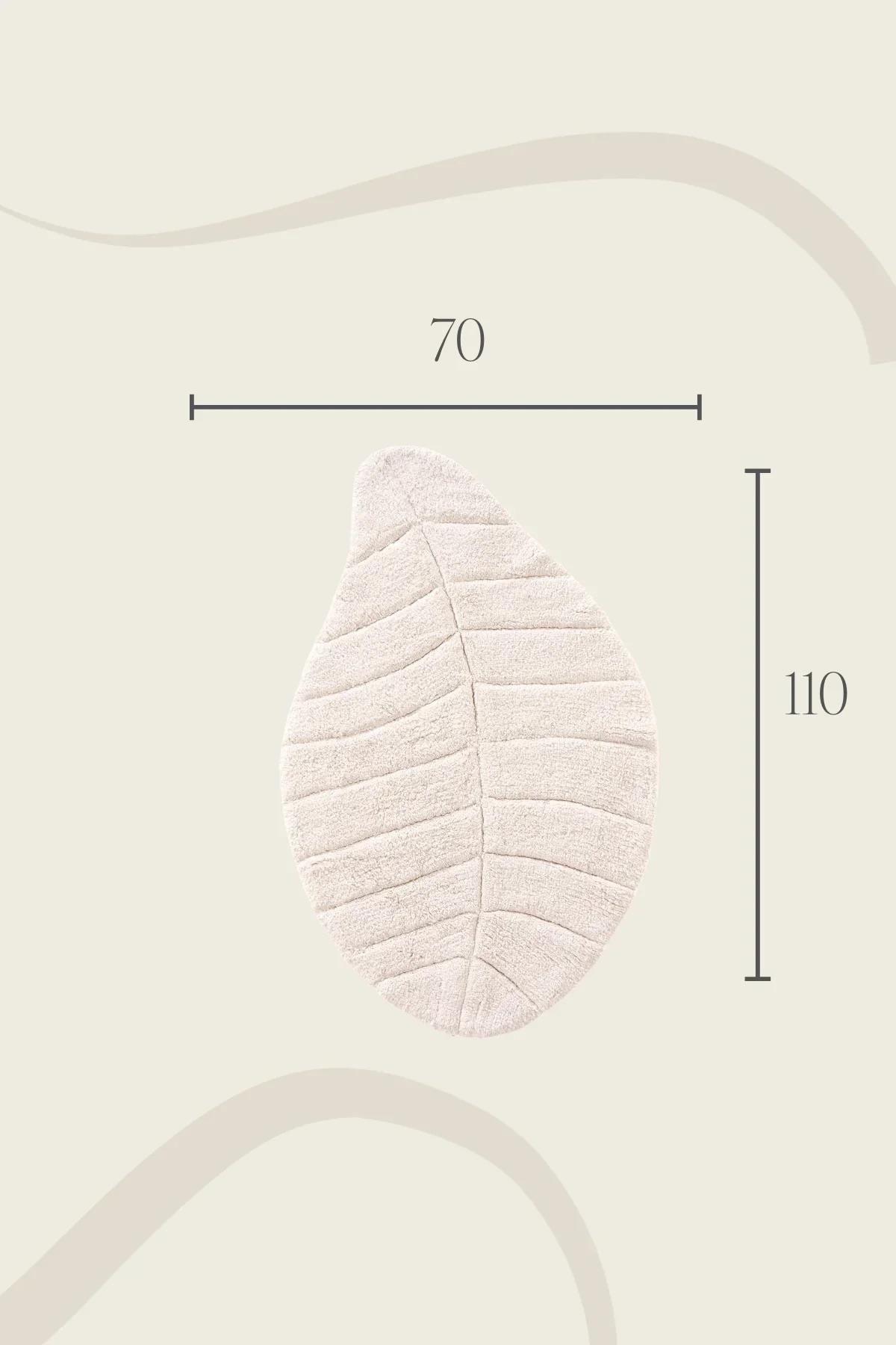İrya Tropic Banyo Paspası Ekru 70x110 Cm