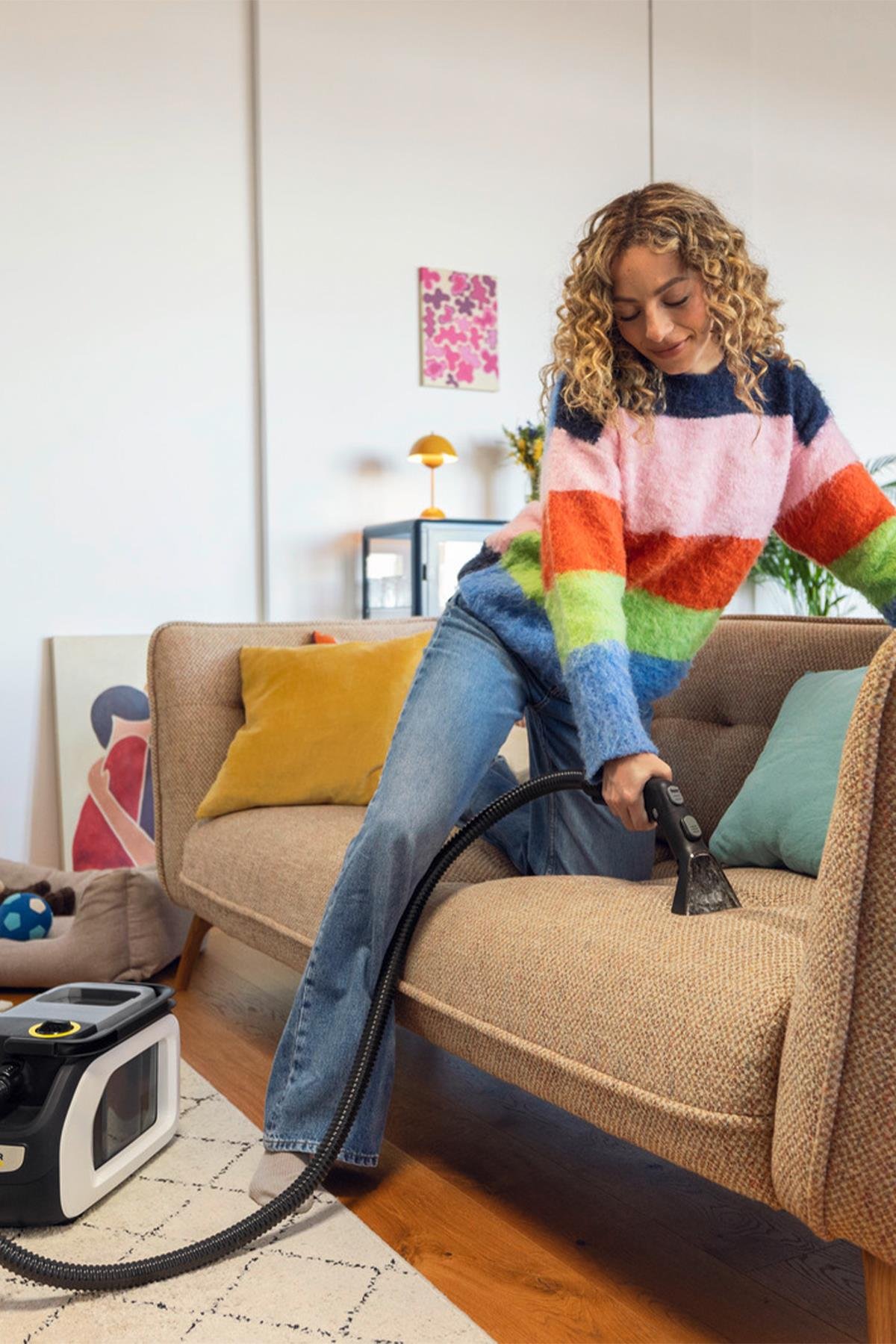 Karcher SE 3 Compact Koltuk ve Halı Yıkama Makinesi Beyaz