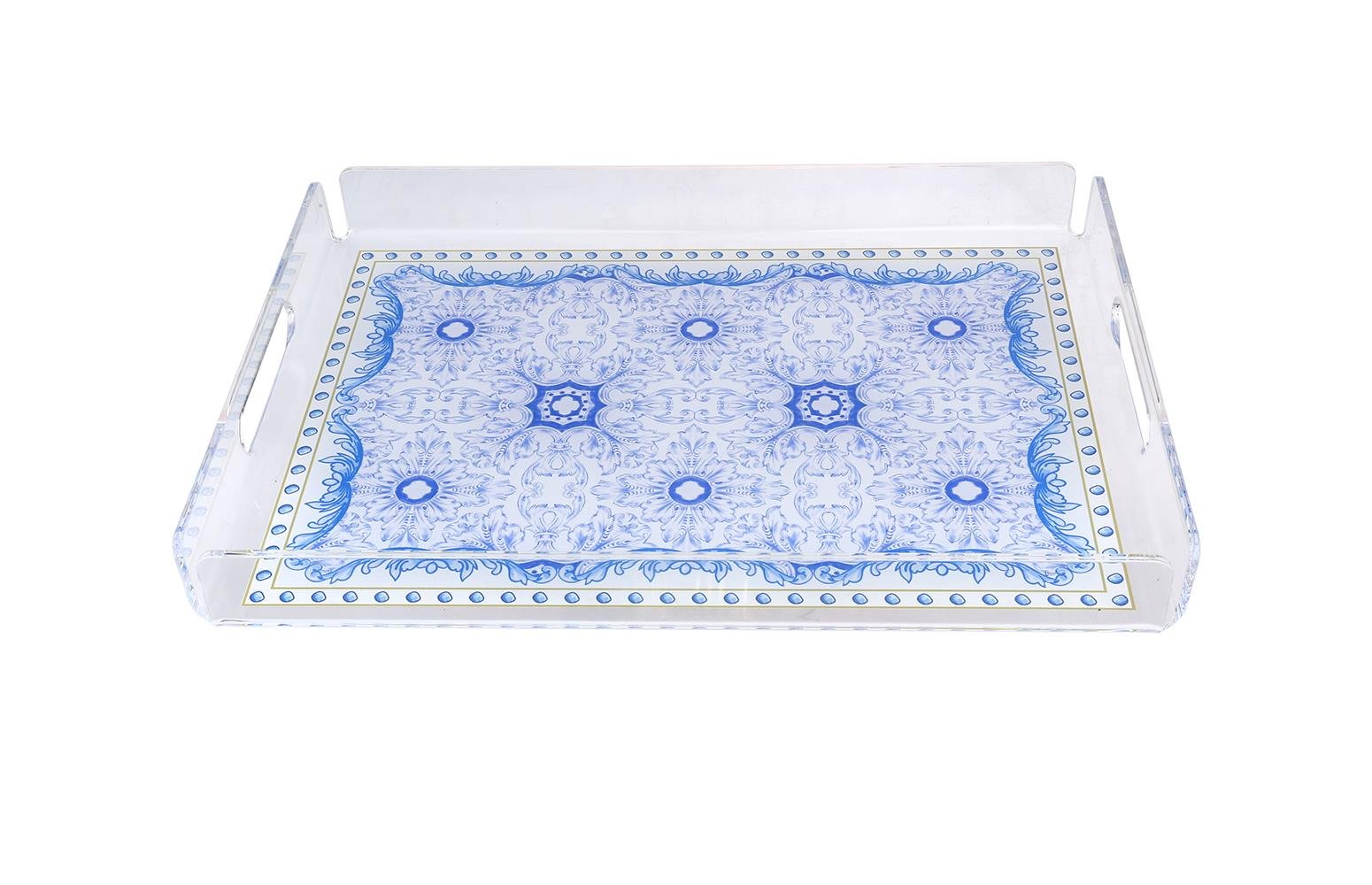 Lucky Art Florance Pleksi Tepsi 36x26 Cm - STR 294