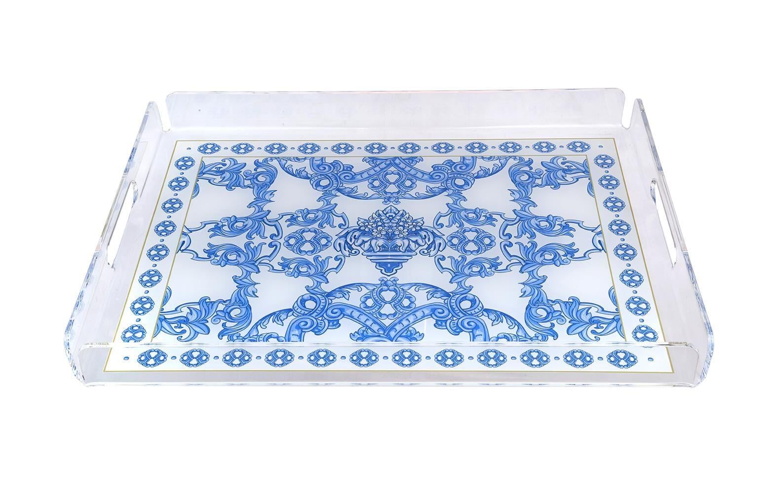 Lucky Art Florance Pleksi Tepsi 40x30 Cm - STR 293