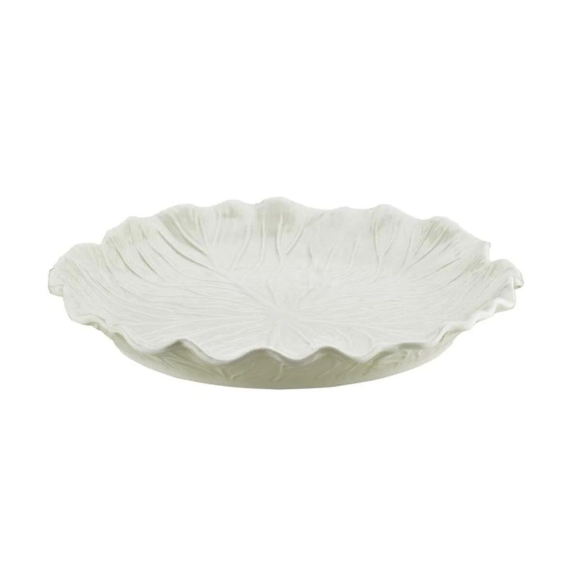 Lucky Art Lefora Porselen Beyaz Tabak 22 Cm - LYJI 003