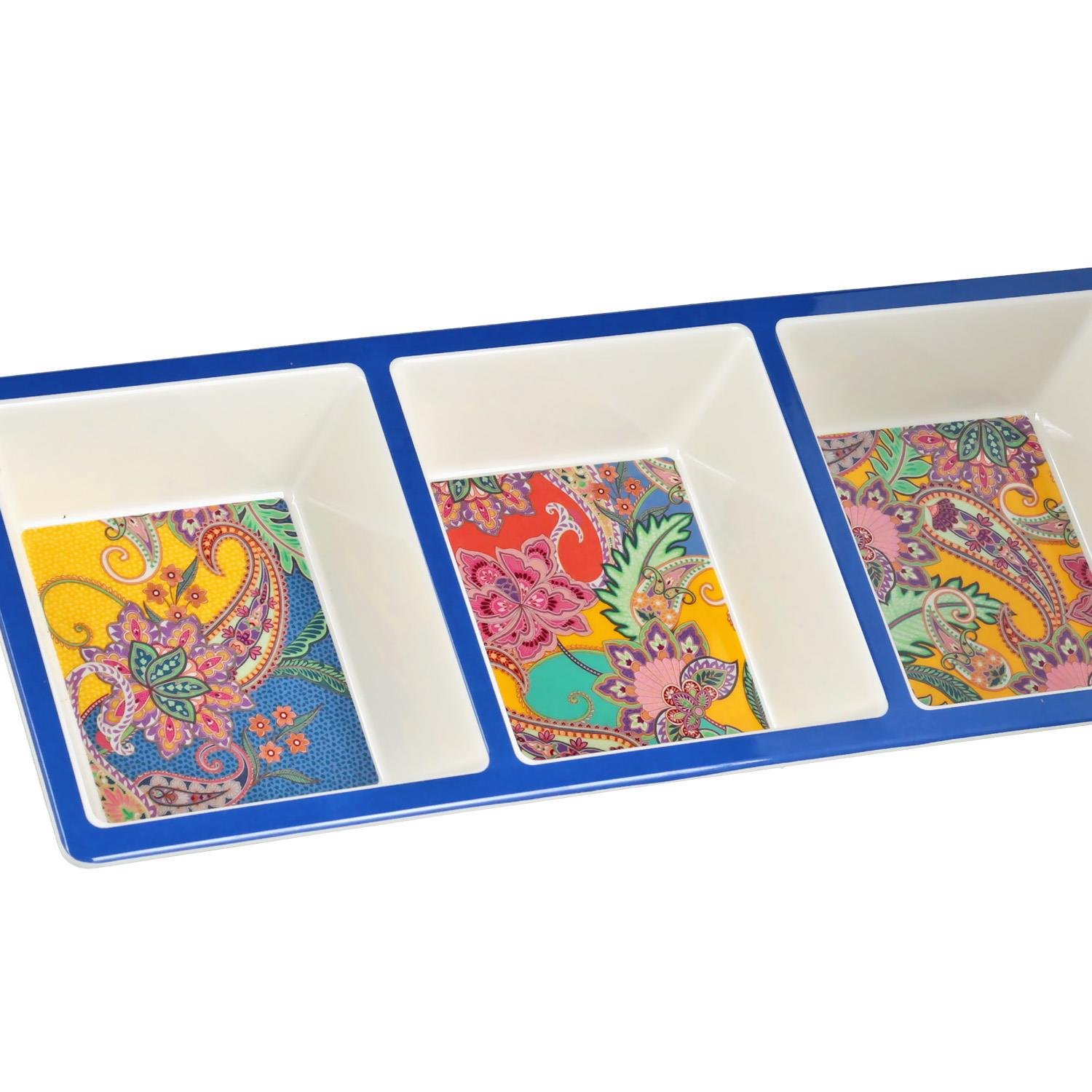 Lucky Art Paiselle 3 Bölmeli Çerezlik 2'li 38 Cm