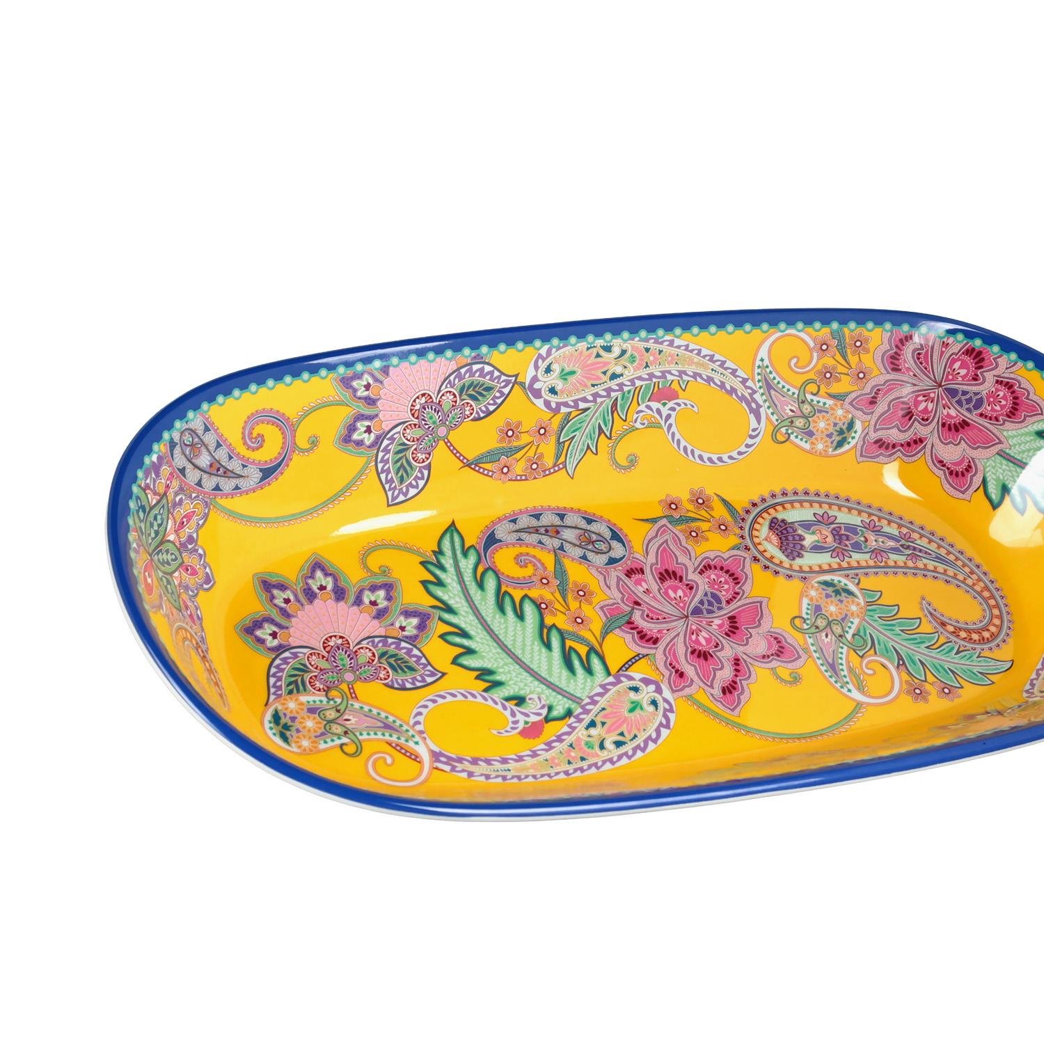 Lucky Art Paiselle Baton Sunum Tabağı 2'li 43 Cm