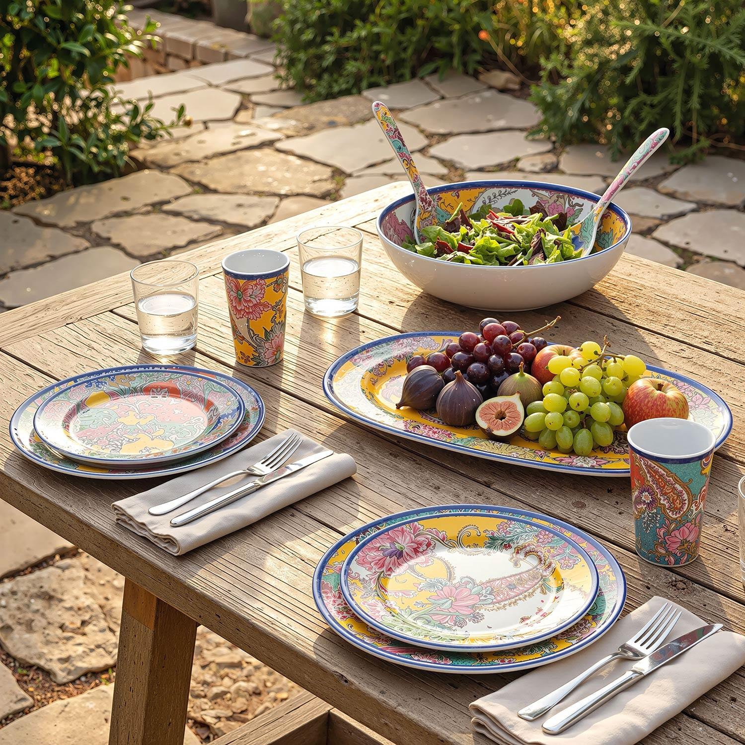 Lucky Art Paiselle Tabak Seti 4'lü 26 Cm