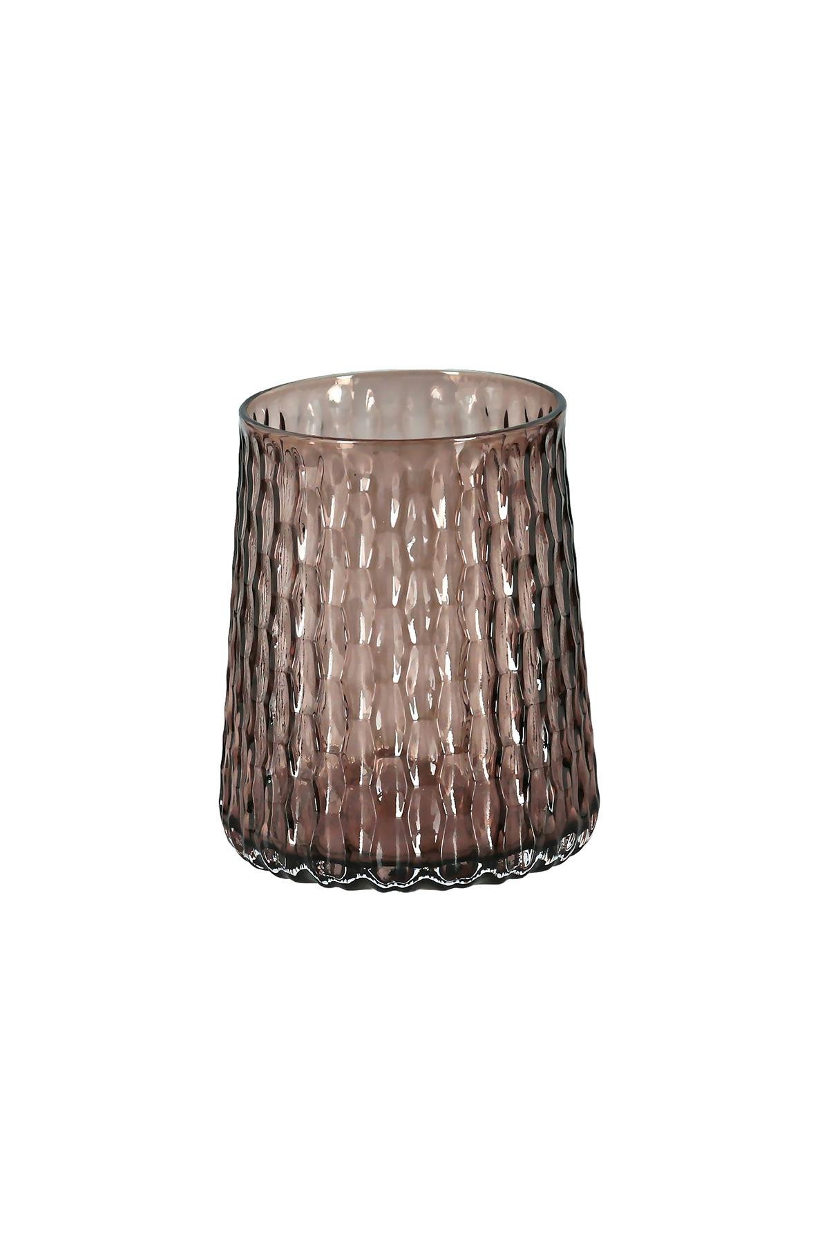 Lucky Art Rosea Cam Su Bardağı Seti Mocha 4 Parça