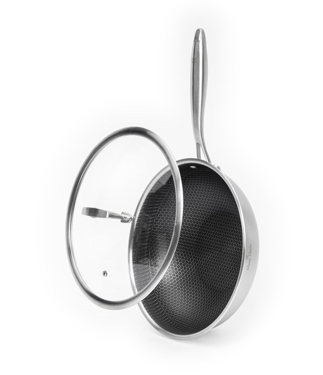 Maxx Doria Steel Fusion Kapaklı Wok Tava 28 Cm - P403PŞÜ.30019.01