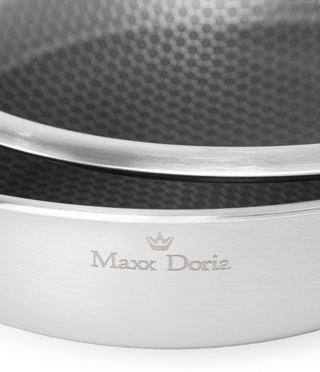 Maxx Doria Steel Fusion Kapaklı Wok Tava 28 Cm - P403PŞÜ.30019.01