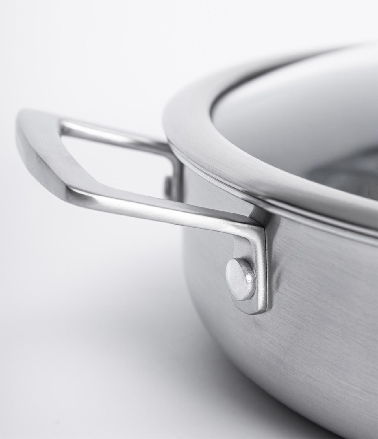 Maxx Doria Steel Fusion Kısa Tencere 24 Cm