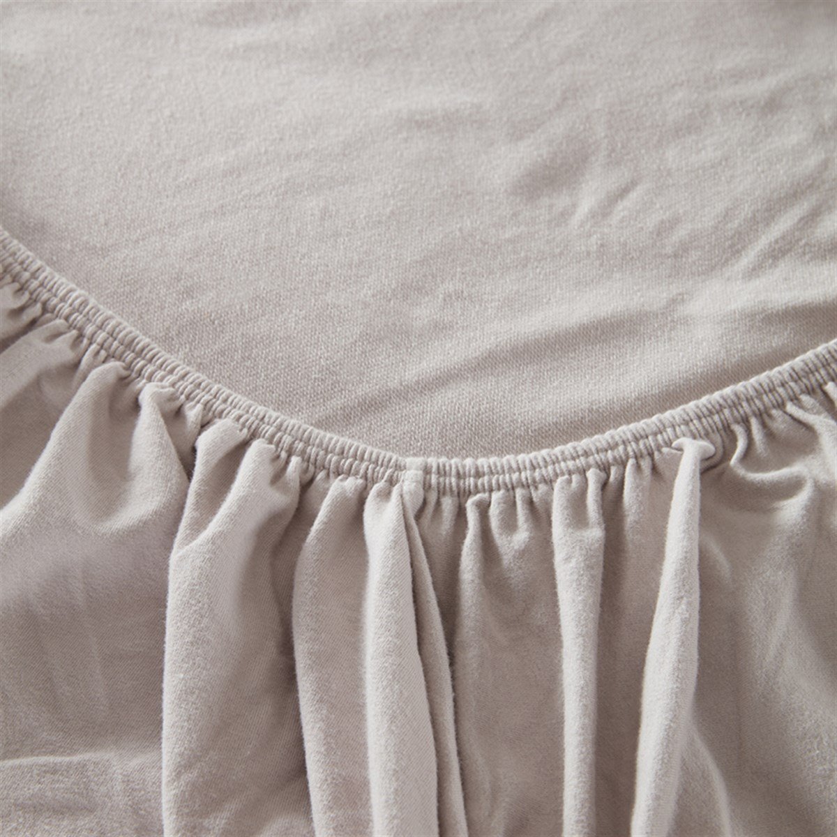 Othello Cotton Flex Fitted Penye Çarşaf 100x200cm Gri