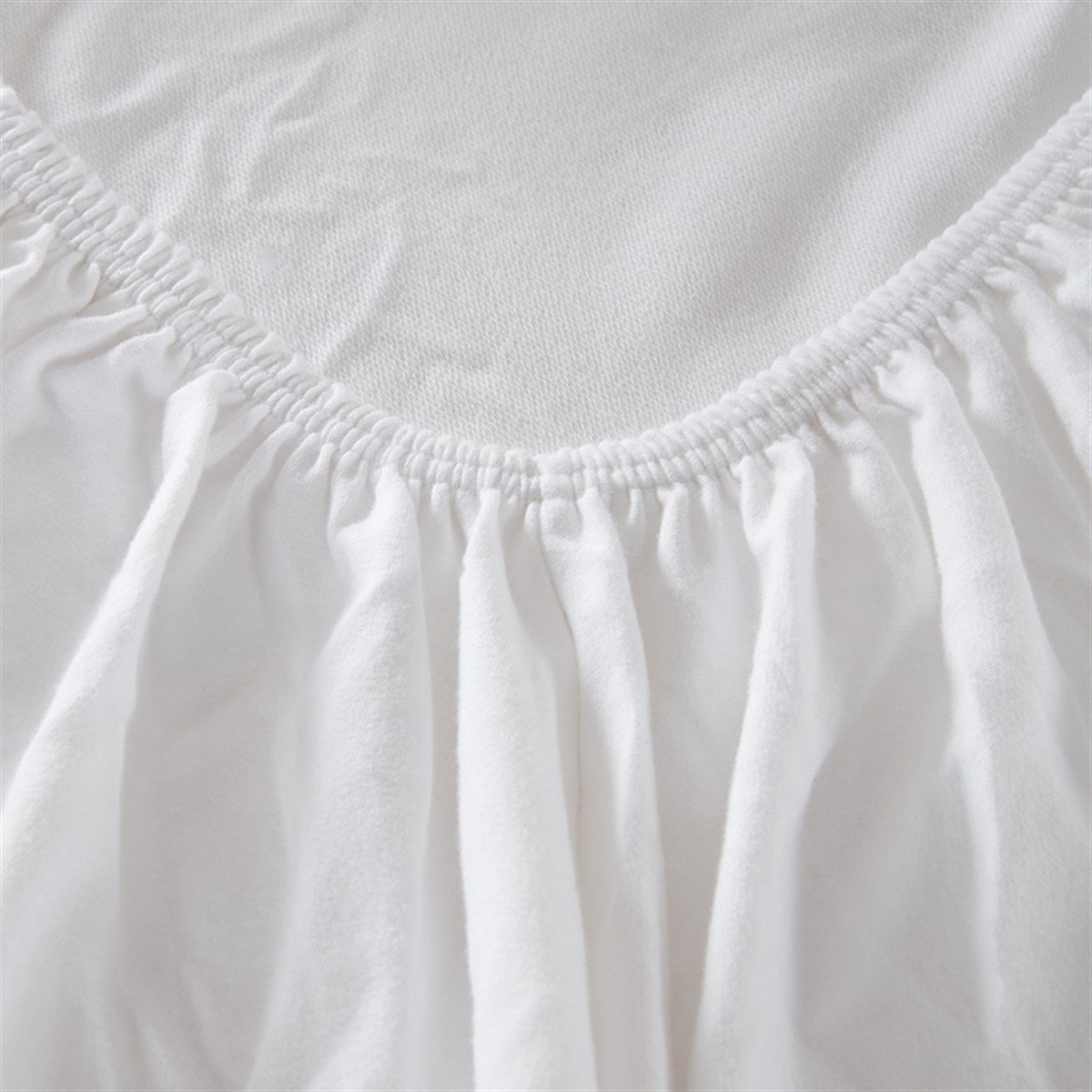 Othello Cotton Flex Fitted Penye Çarşaf 100x200cm Beyaz