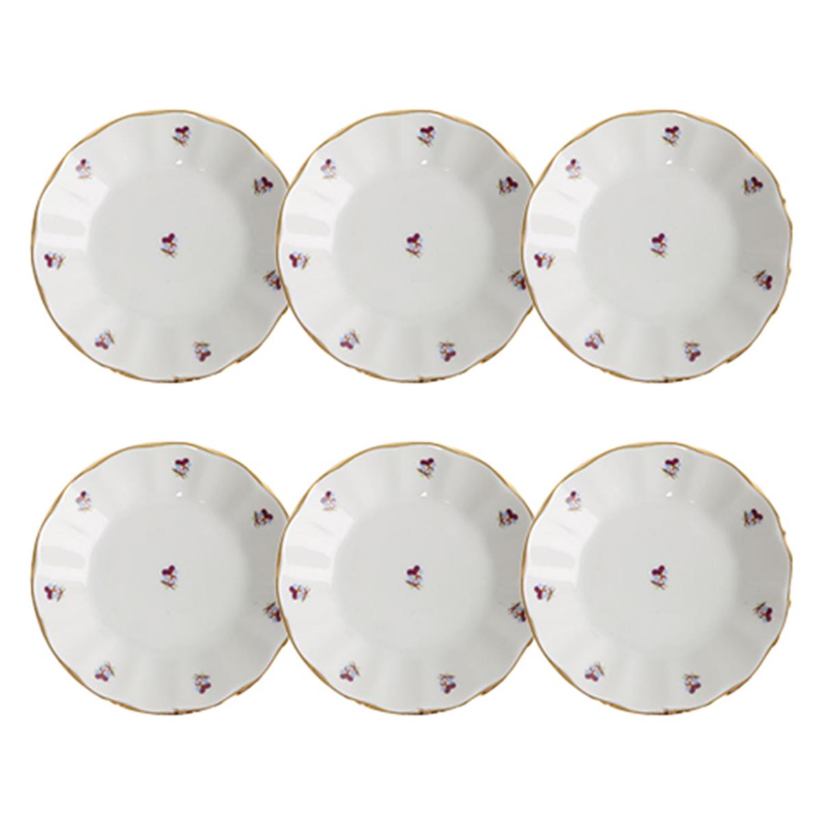 Porland 6'lı Hercai Çay Tabak 11 Cm