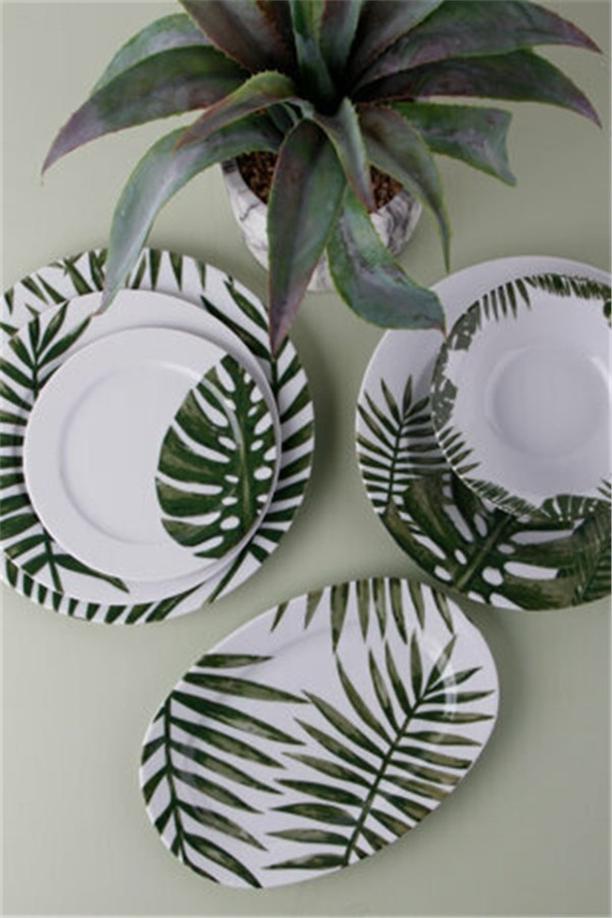 Porland Botanik 32 Parça 6 Kişilik Yemek Takımı