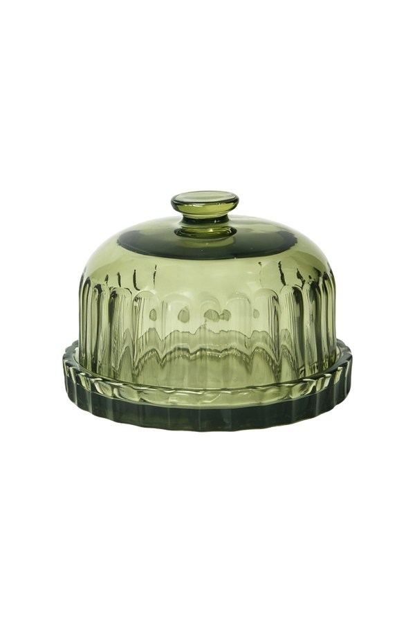 Porland Burro Yeşil Kapaklı Tereyağlık 10 cm - 04FIA003095