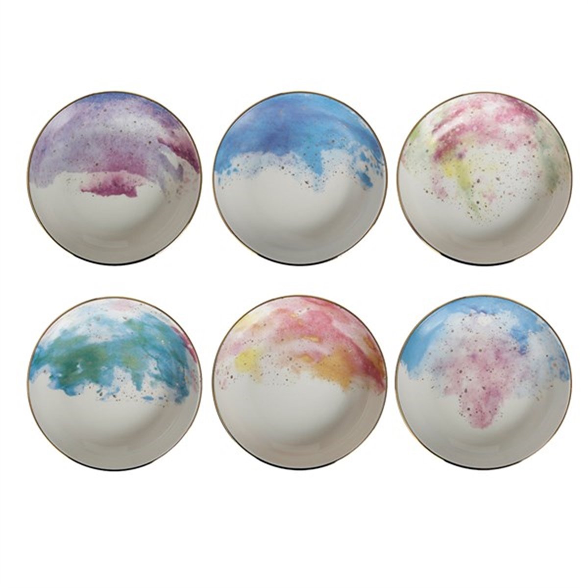 Porland Cosmos 6'lı Çukur Tabak 16 Cm