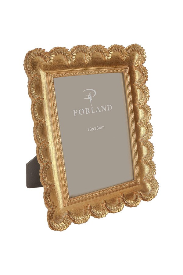 Porland Dacy Altın Rengi Polyresin Çerçeve 13x18 cm - 04STY012497