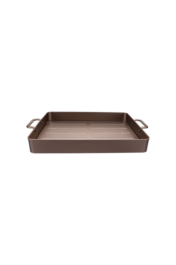 Porland Decipula Tepsi Şampanya 46 cm - 04STY012096