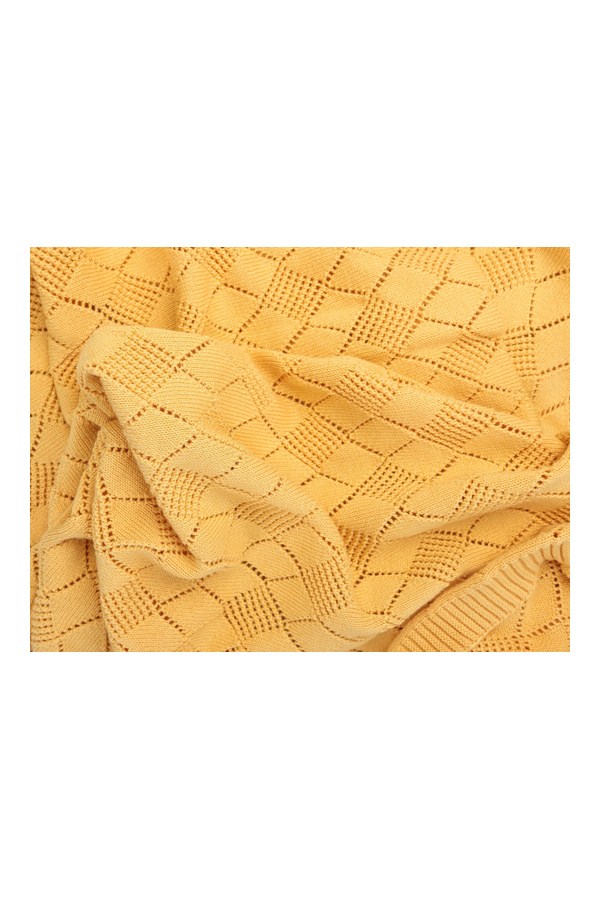 Porland Harmony Bebek Pamuk Battaniye Hardal 80x100 Cm - 04STY010904
