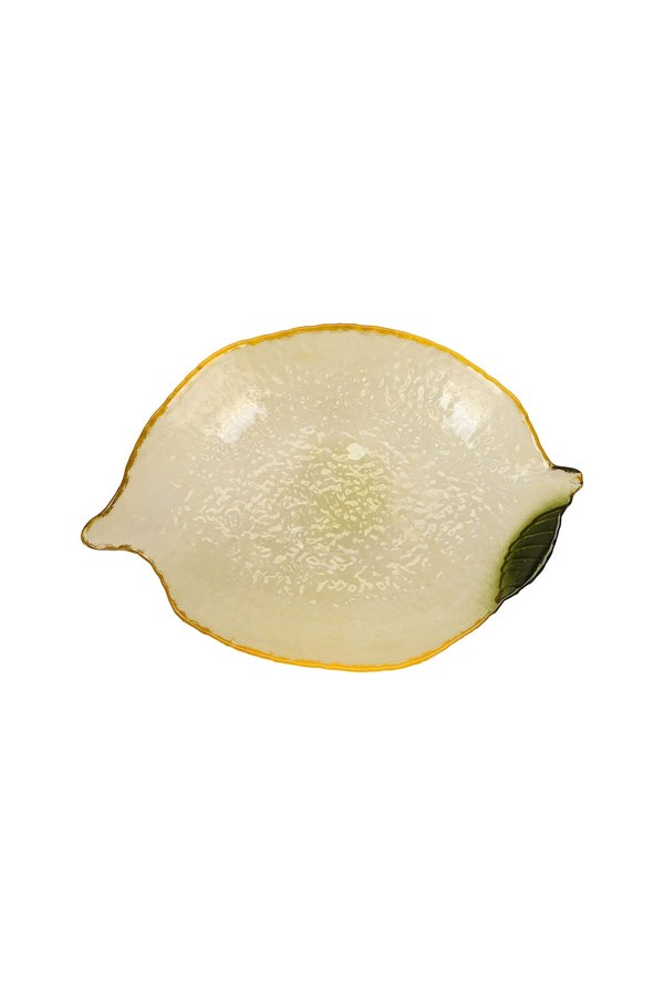 Porland Limon Cam Çerezlik Sarı 23 Cm - 04STY012089