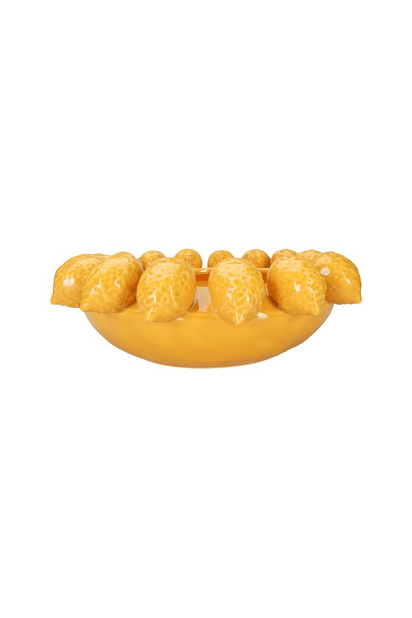 Porland Limon Dekorarif Kase 37x37x13 cm - 04STY012005