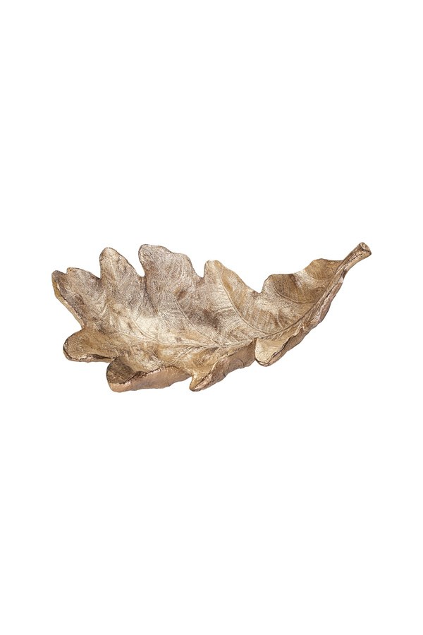 Porland Meşe Yaprağı Dekoratif Tabak 30x14 Cm - 04STY011680