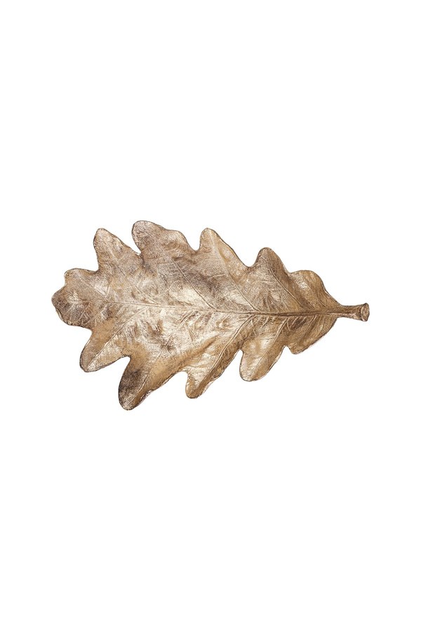 Porland Meşe Yaprağı Dekoratif Tabak 30x14 Cm - 04STY011680