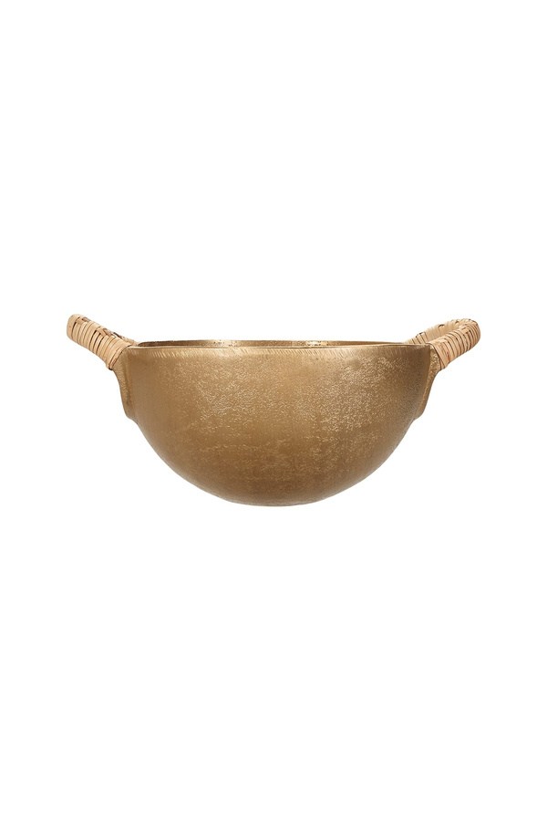 Porland Milos Altın Rengi Kase 26x30x11 cm - 04STY011809