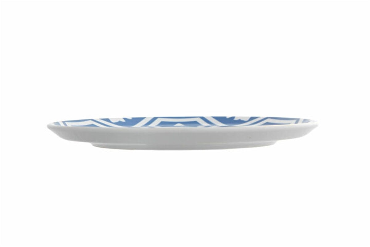 Porland Morocco Ds2 Mavi Düz Tabak 24 Cm