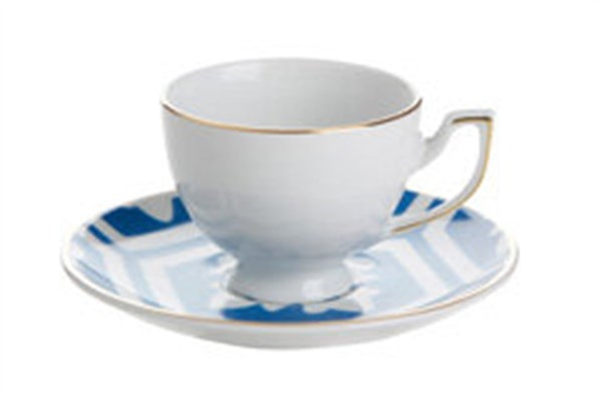 Porland Morocco Ds2 Mavi Tabaklı Çay Fincanı 170 Cc