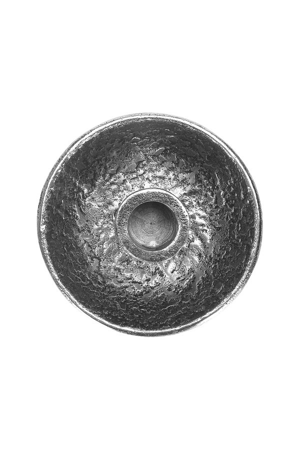 Porland Nia Gümüş Rengi Mumluk 11x5,5cm - 04STY011853