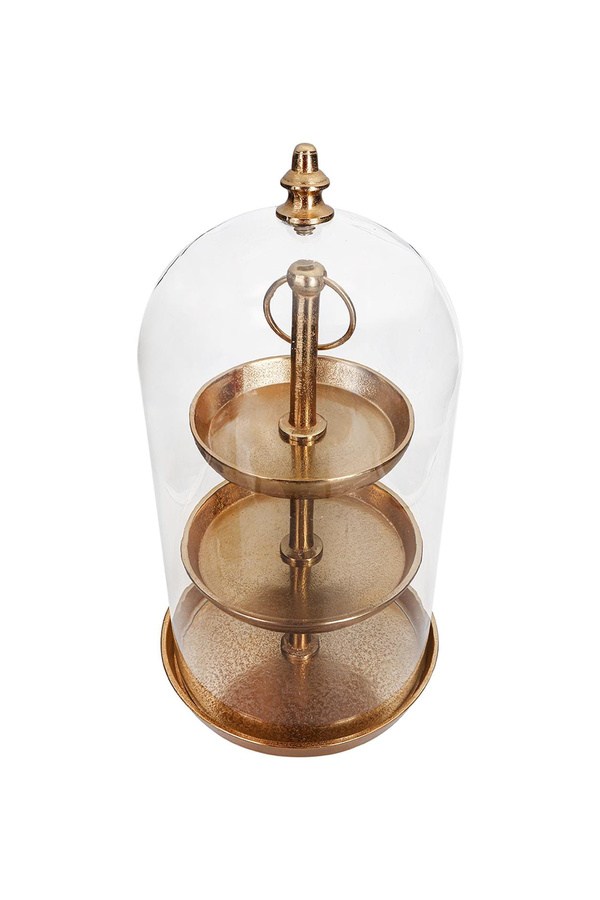 Porland Raika Altın 3 Katlı Kapaklı Stand 22x49 Cm - 04STY010498