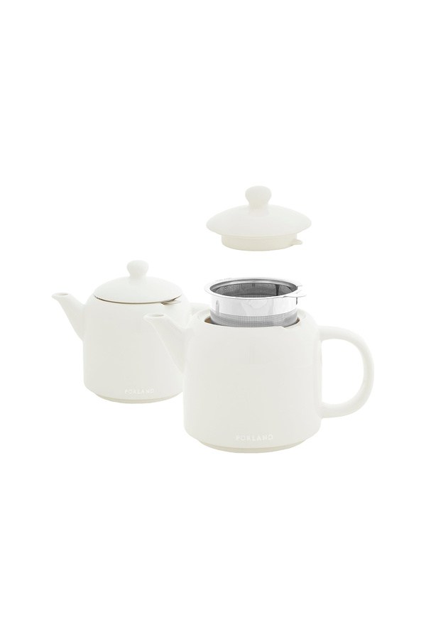 Porland Retro Porselen Demlikli Çay Makinesi - 04STY011878