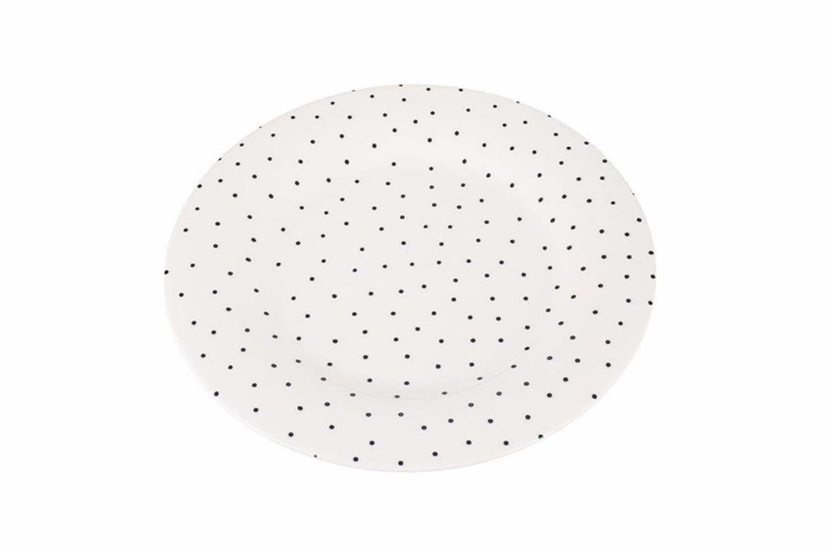 Porland Ruby Puanti Siyah Servis&Sunum Tabağı 31cm