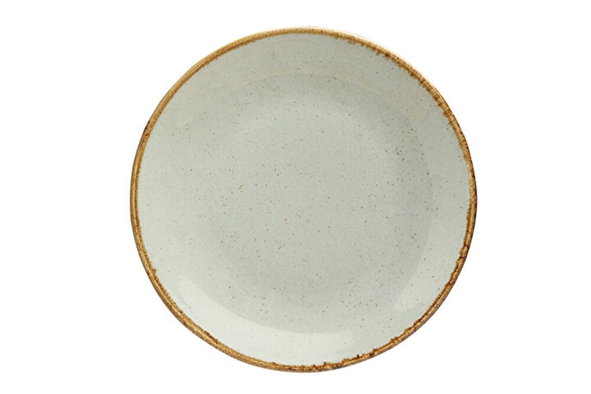 Porland Seasons Gri Düz Tabak 28 Cm