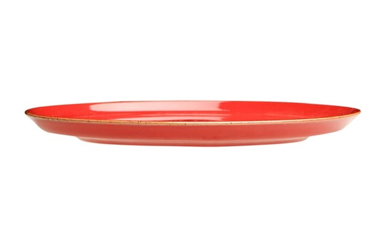 Porland Seasons Kırmızı Düz Tabak 20 Cm