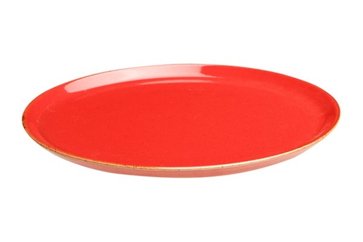 Porland Seasons Kırmızı Düz Tabak 20 Cm