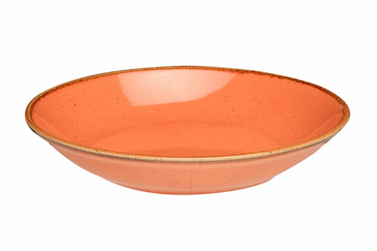 Porland Seasons Turuncu Çukur Tabak 21 Cm