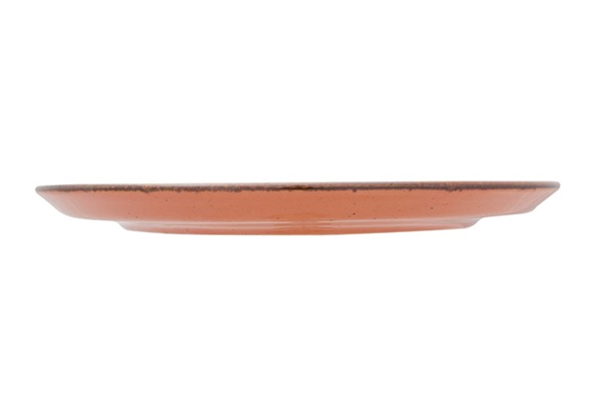 Porland Seasons Turuncu Düz Tabak 24 Cm