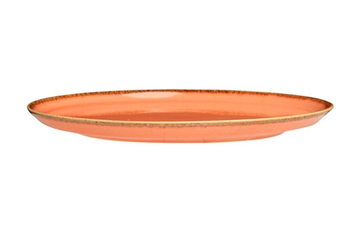 Porland Seasons Turuncu Düz Tabak 28 Cm