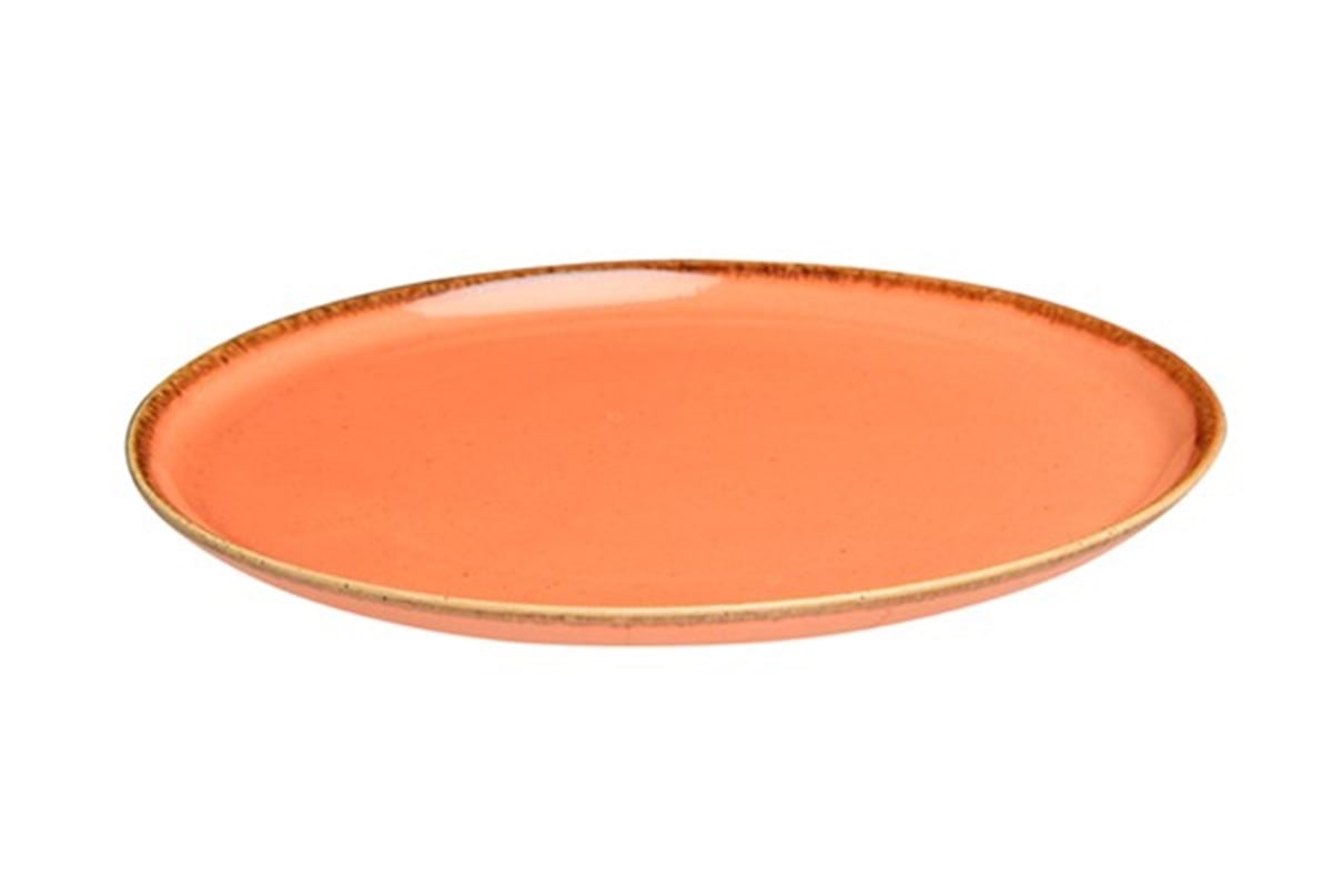 Porland Seasons Turuncu Düz Tabak 28 Cm