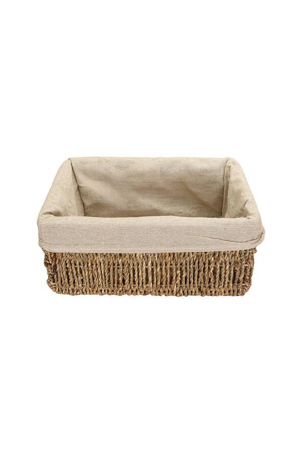 Porland Smyrna Natural Dikdörtgen Sepet 35 cm - 04STY011533