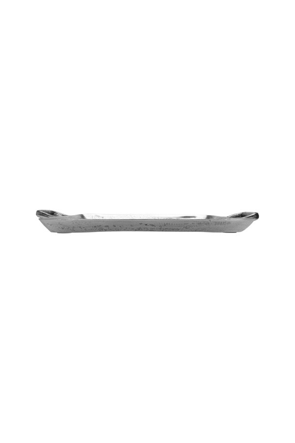 Porland Sono Gümüş Rengi Dekoratif Tepsi 43x35x3,5cm - 04STY011862
